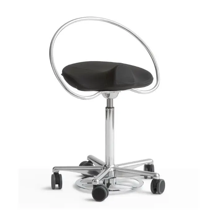 Tabouret Heka dynamo, gris anthracite