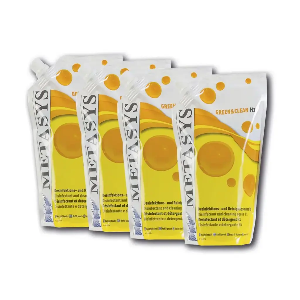 GREEN&CLEAN H1 - Set recharge (4 sachets de 500 ml)                                               