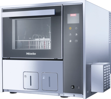 PWD 8531 Laveur-désinfecteur de table avec adoucisseur intégré, séchage à air chaud et 2 pompes doseuses