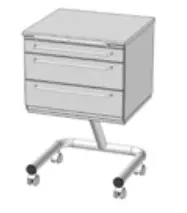 EC3  Meuble à roulettes avec un tiroir T1, 2 30.5 kg W 50cm rsks
