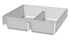 XFR21  Plateau à 2 compartiments pour tiroir 0.83 kg W 41.5cm nenet