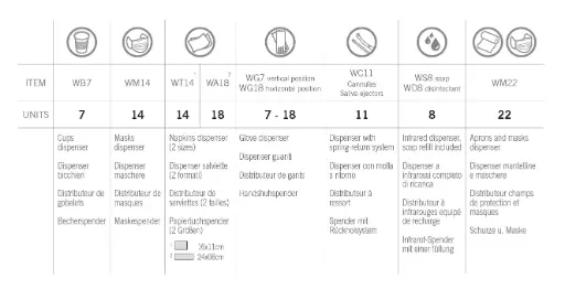 [WA18 / WT14] DentalArt Distributeur de serviettes (Wish)