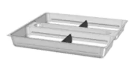 [XFR11] Plateaux avec 3 compartiments hori- 0.6 kg W 41.5cm o